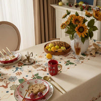 TABLELUXE – Nappe jacquard festive pour tables remarquables