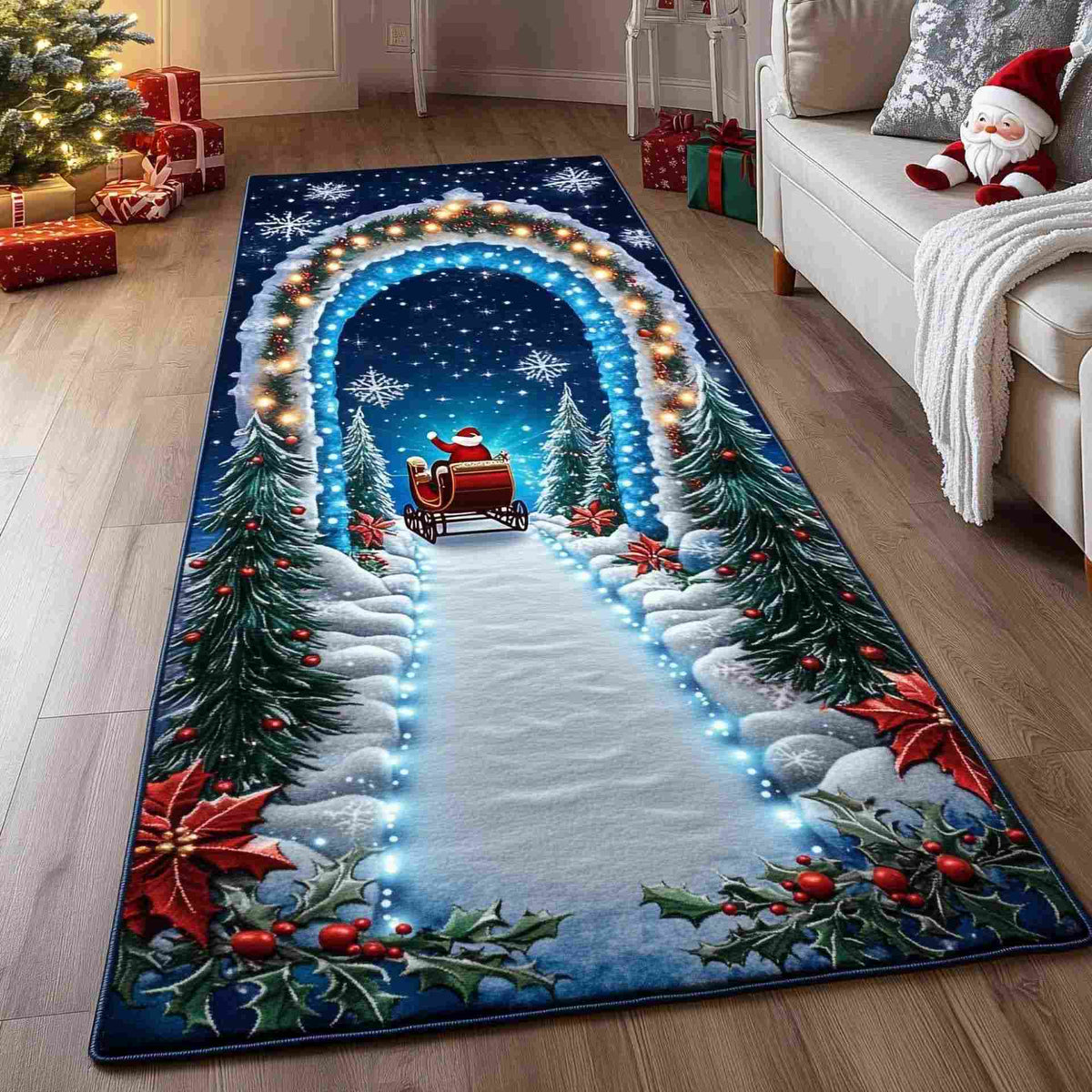 FESTIVEFIR – Tapete de árvore de Natal para uma decoração festiva encantadora
