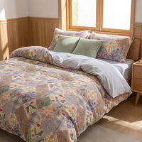 BLOOMPATCH – Juego de ropa de cama de jardín para un ambiente floral refinado