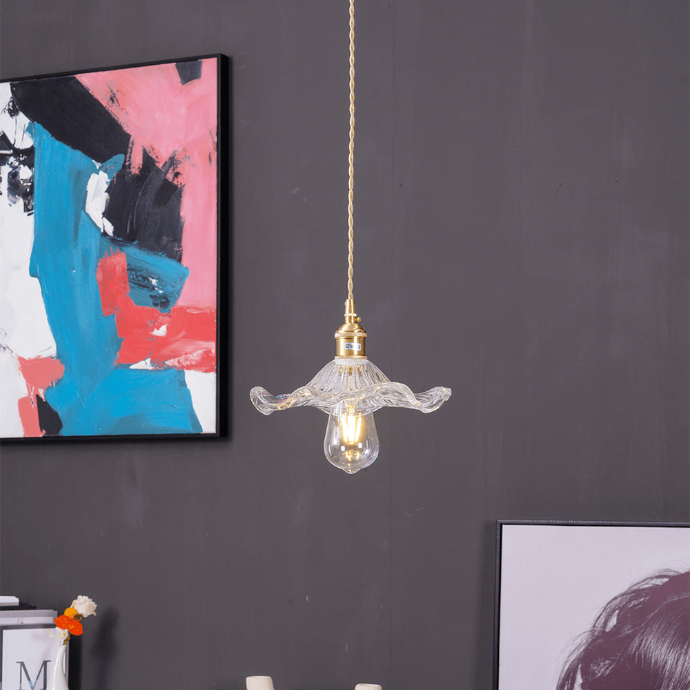 LUMIBELLA – Dekorative Pendelleuchte mit Blumenmotiv für warmes Licht
