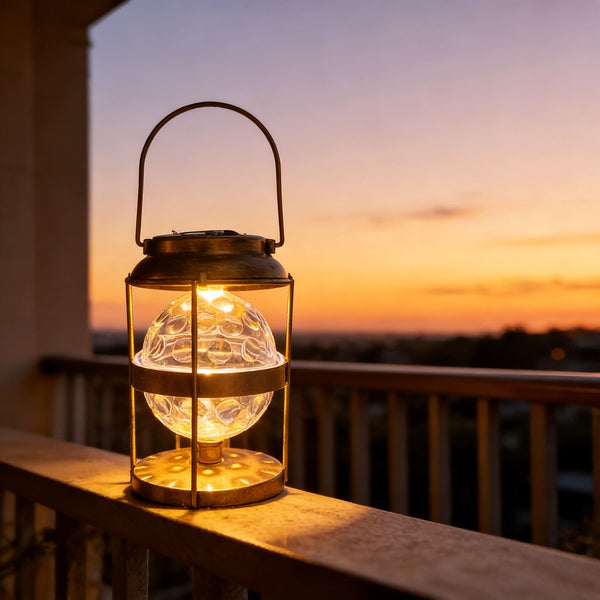 SPHERELUX – Lanterne solaire suspendue en forme de sphère  