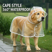 RAINPAWS – Impermeabile con cappuccio per cani, per passeggiate confortevoli con tempo piovoso