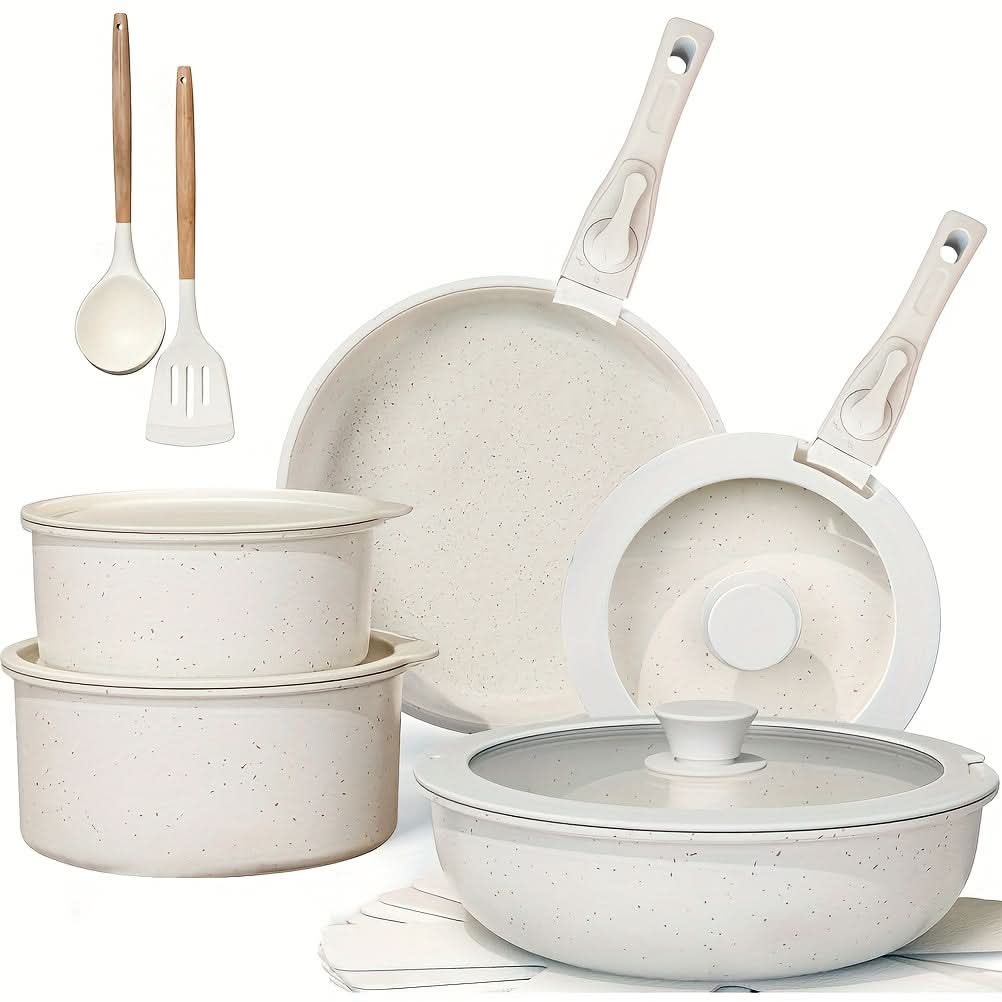 STACKPAN – Ceramic Cookware Set for Neat Modern Kitchens