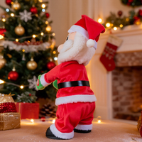 SANTABOOGIA - Peluche Père Noël dansant pour des fêtes de Noël joyeuses
