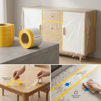 COVEREDGE – Pre-Taped Masking Film for Quick Surface Protection