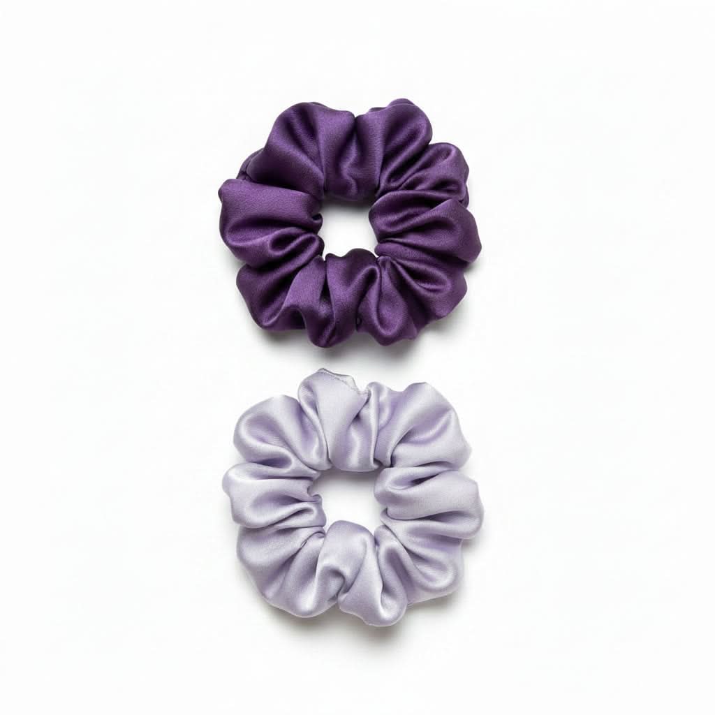 HAIRNOVA – 2-Pack Minimalist Hair Scrunchies