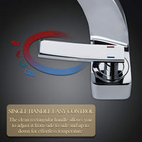 CASCADELUX - Robinet de salle de bain moderne style cascade