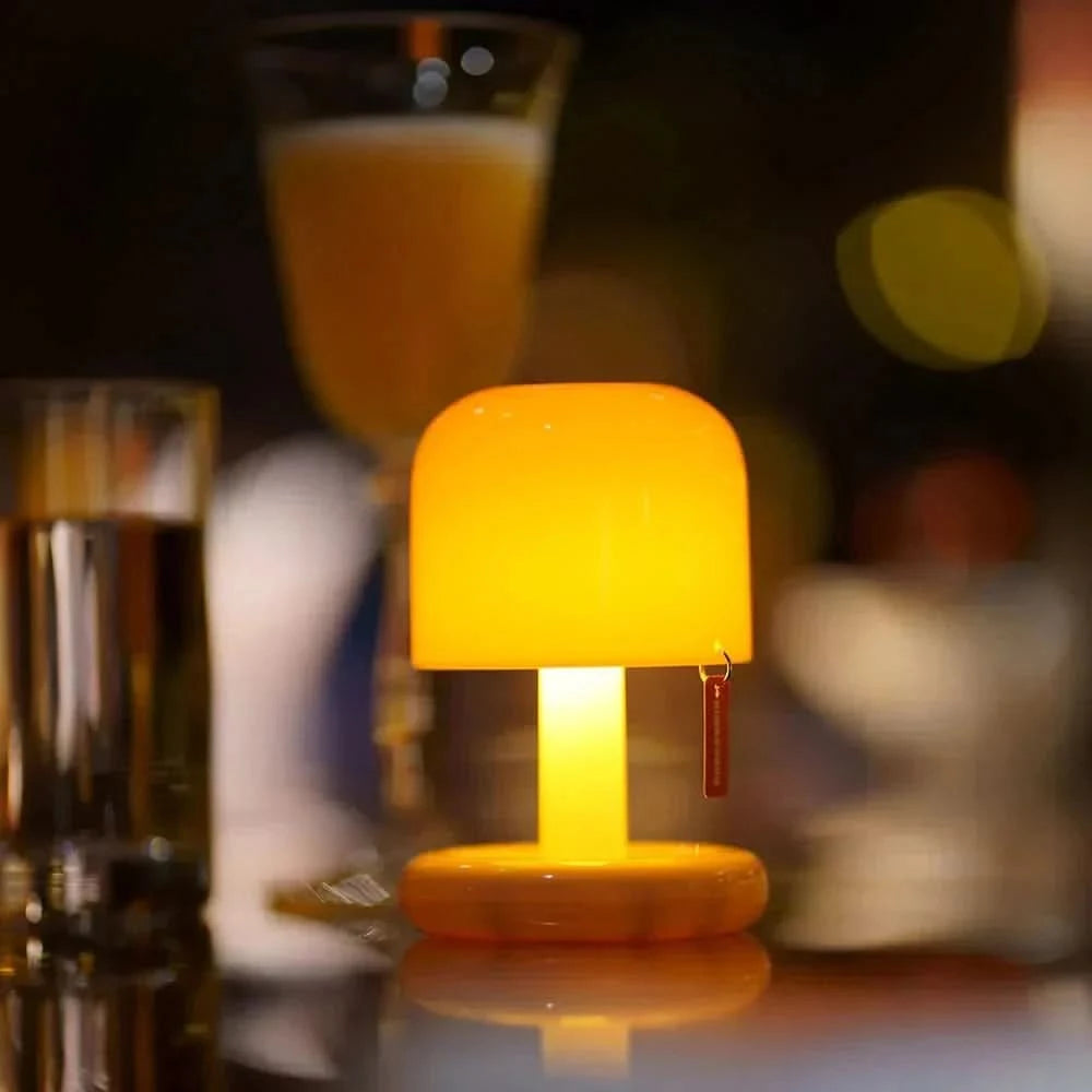 SOLENZARIA – Mini lámpara de mesa LED de atardecer para crear un ambiente cálido en el dormitorio