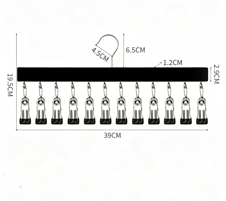 HATCLIP – Organisateur de chapeaux à 12 pinces pour accéder facilement à votre collection