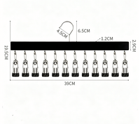 HATCLIP – Organisateur de chapeaux à 12 pinces pour accéder facilement à votre collection