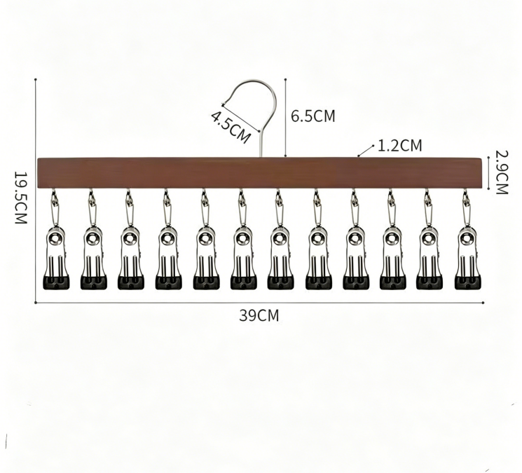 HATCLIP – Organisateur de chapeaux à 12 pinces pour accéder facilement à votre collection