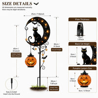 MOONGLOW – Pumpkin Garden Stake for Haunting Outdoor Ambience