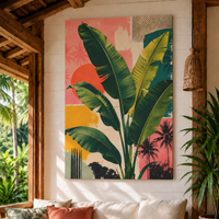 BANAVENTIX – Tropical Banana Leaf Canvas for Bold Wall Decor