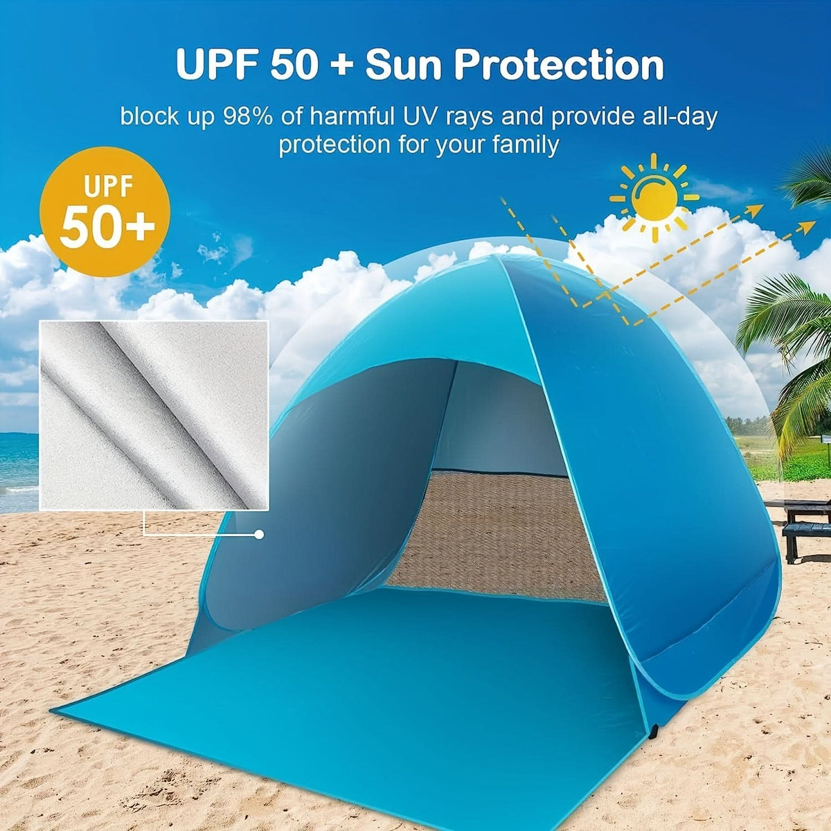SUNNOVA – Pop-up-Strandzelt