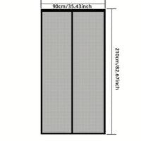 MESHSHIELD - Magnetic mesh door curtain for hands-free insect protection