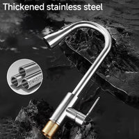SWIVELIX – Robinet d'évier extractible avec réglages de pulvérisation flexibles
