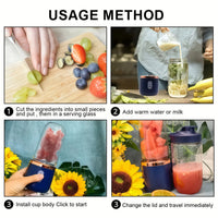 FRUITWAVE – USB Genopladelig Juicekop til Udendørs og Kontorbrug