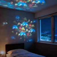 LUMIVORTEX – Rotating LED Projector Light for Immersive Room Ambiance