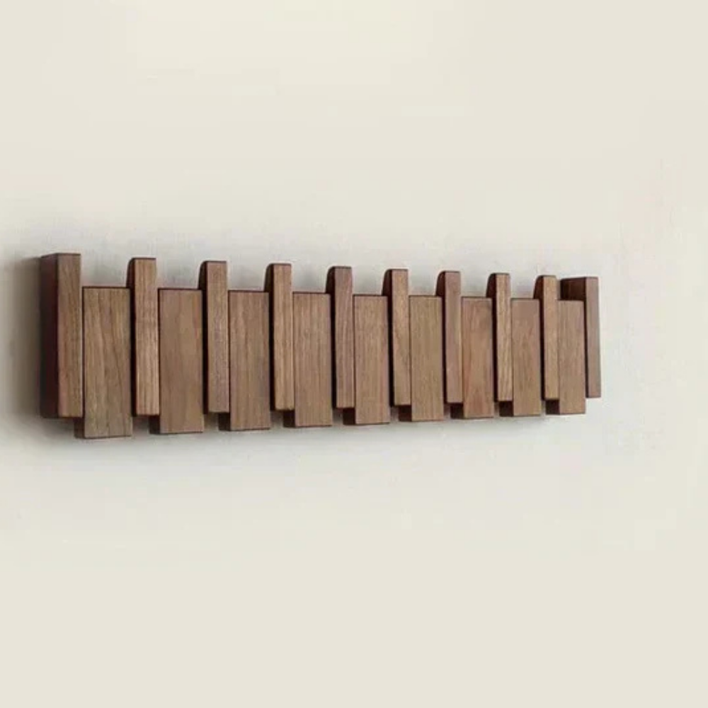 WOODHARM – Perchero de pared para piano de madera
