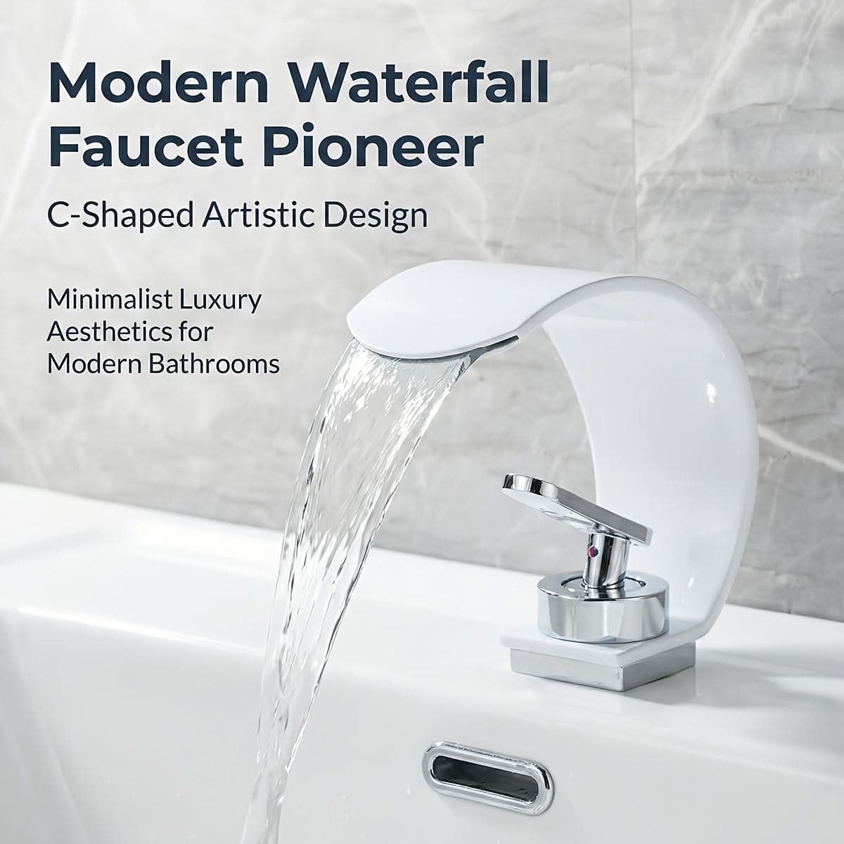 ARCFLOW - Mirror Waterfall Basin Faucet