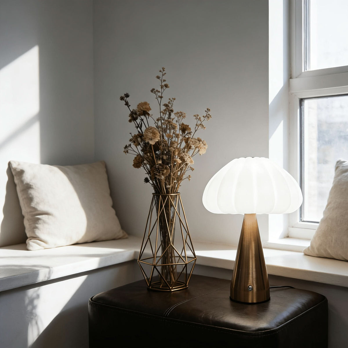 UMBRALUX – Umbrella Table Lamp for Elegant Night Lighting