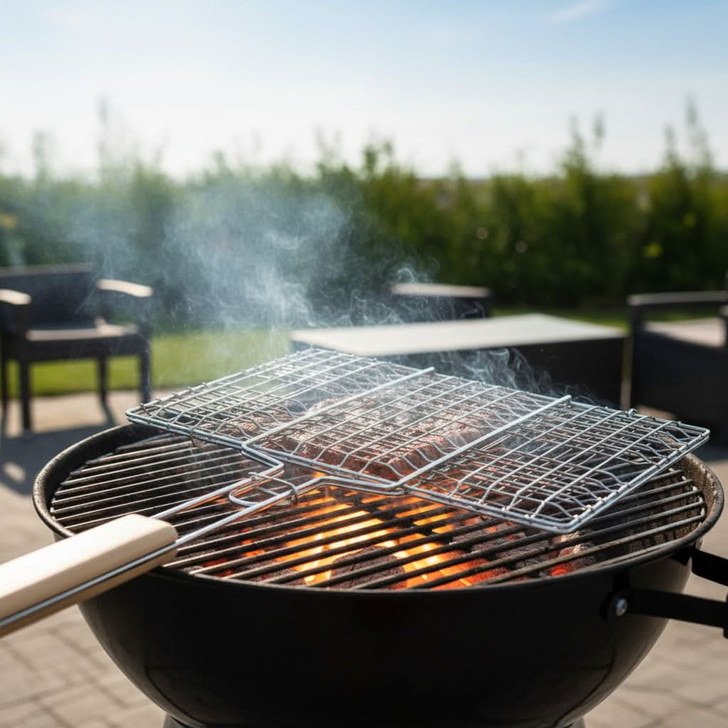 SMOKELIVA – Heavy-Duty BBQ Basket for Easy Outdoor Grilling