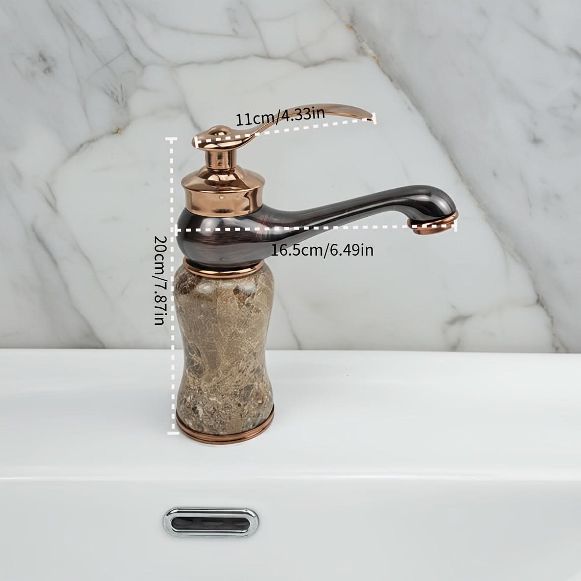 MARBELLUX - European Marble-Style Basin Faucet