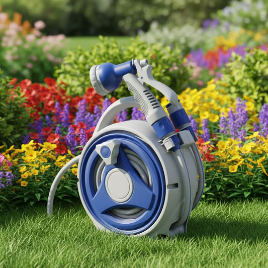 FLEXREEL – Retractable Garden Hose Reel for Easy Outdoor Watering