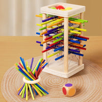 PLAYTOWER – 3-in-1-Stapelspiel für spannende Spieleabende