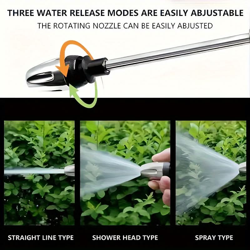 AQUAFORCE - Hochdruck-Gartenwasserpistole mit Schaumpistole und langem Sprühgriff für kraftvolle Außenreinigung