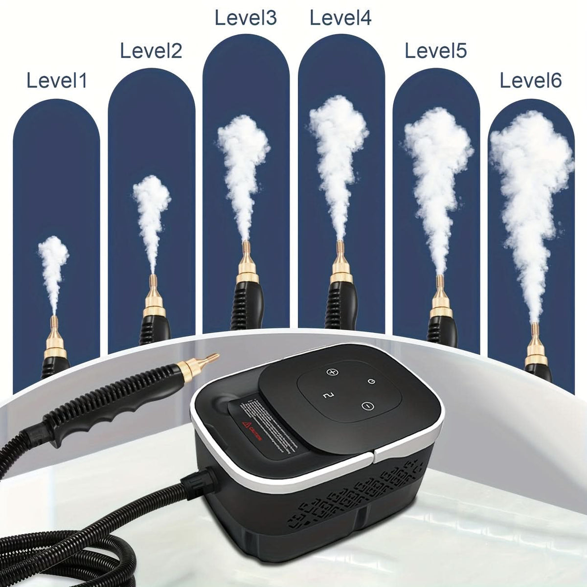 POWERMIST – Limpiador a vapor presurizado para limpieza doméstica difícil