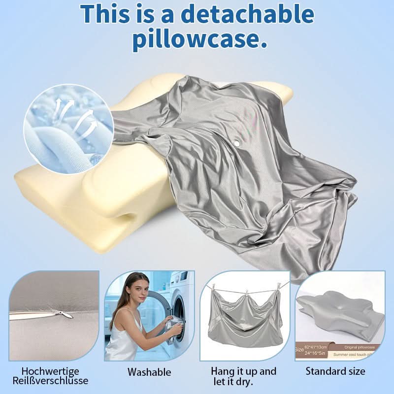 COOLNEST – Neck Pillow Cover with Zipper Design