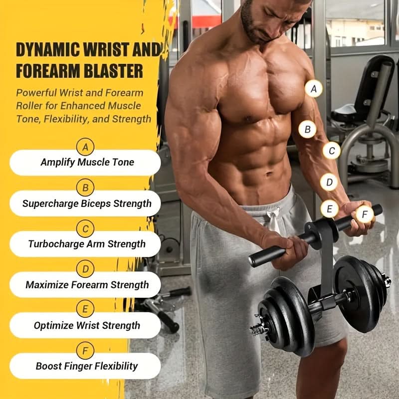 GRIPCORE - Renforceur de poignet et avant-bras en fer pour entraînement de la prise et développement musculaire