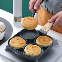 QUADCOOK – Geteilte Bratpfanne für einfaches Kochen im Alltag