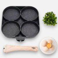 QUADCOOK – Geteilte Bratpfanne für einfaches Kochen im Alltag
