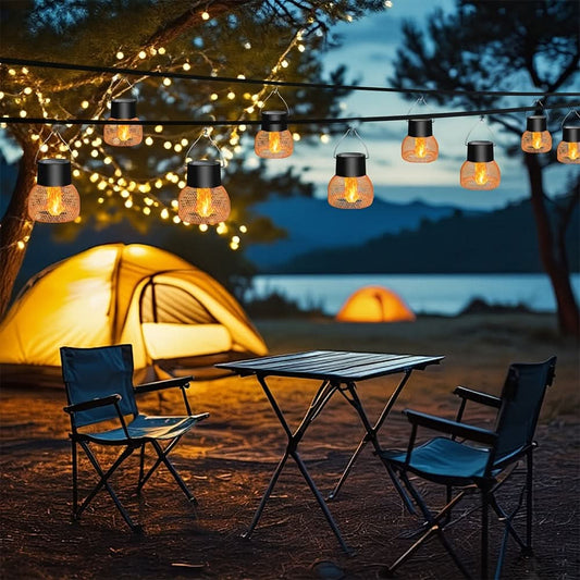 COPPERLUME – Lampes de jardin suspendues flamme cuivre  
