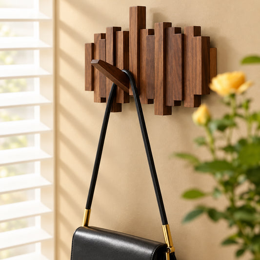 PIANOVEX – Piano-Inspired Wall Coat Rack with Foldable Hooks