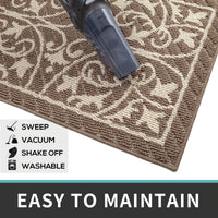 FLOORGUARD - Low profile non-slip indoor entryway mat for clean and safe floors