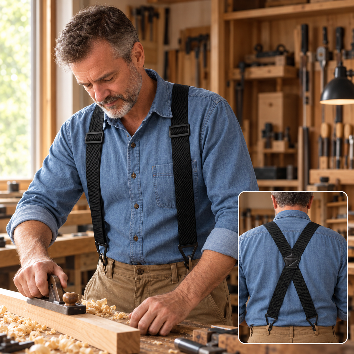 HOOKVIBE – Carabiner Suspenders for Bold Everyday Style