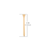 Teevora - Premium Wooden Golf Tees 100-Pack