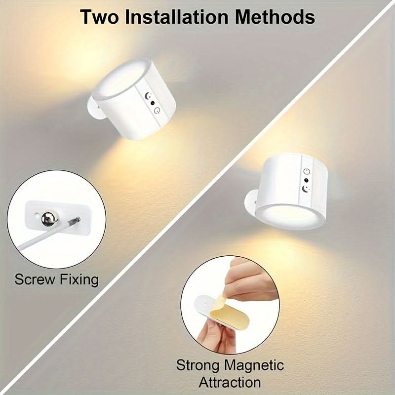 LIGHTORA – Rechargeable Rotating Wall Light