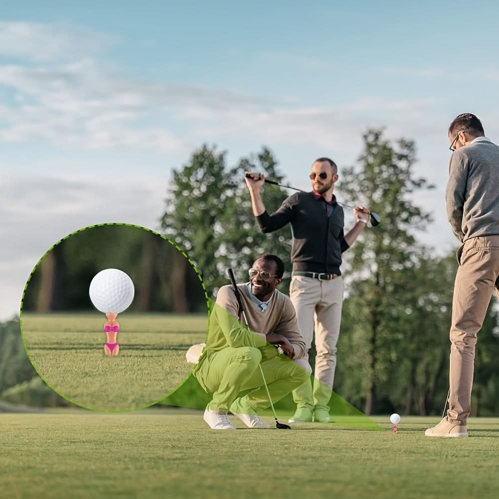 Pinova - Set da 5 tee da golf bikini originali