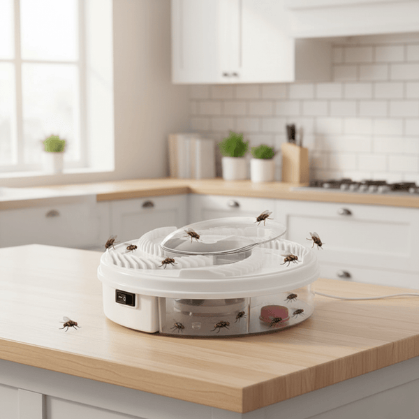 PURECATCH – Attrape-mouches et insectes silencieux et écologique pour usage intérieur et extérieur