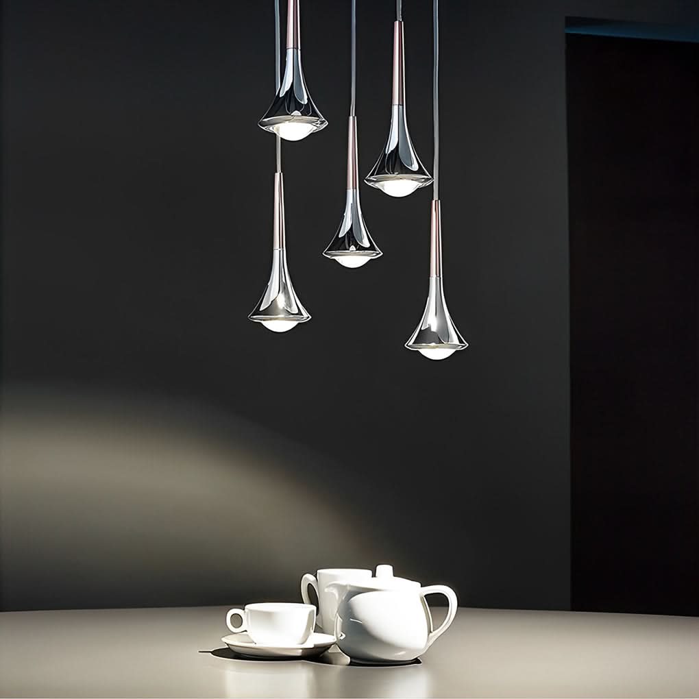 DROPLUME – Suspension sculpturale pour une lumière intérieure élégante