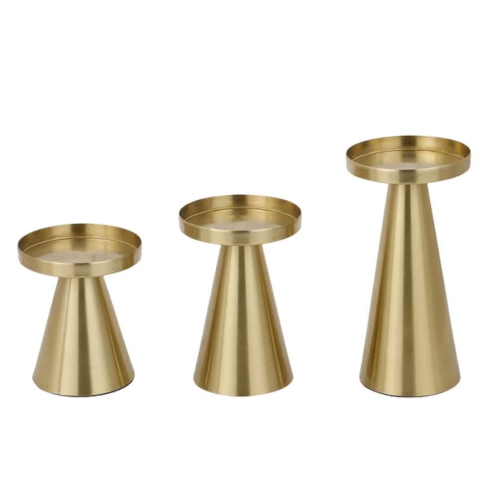 GILTMAVERA – Decorative Candlestick Set for Sophisticated Dining Ambience