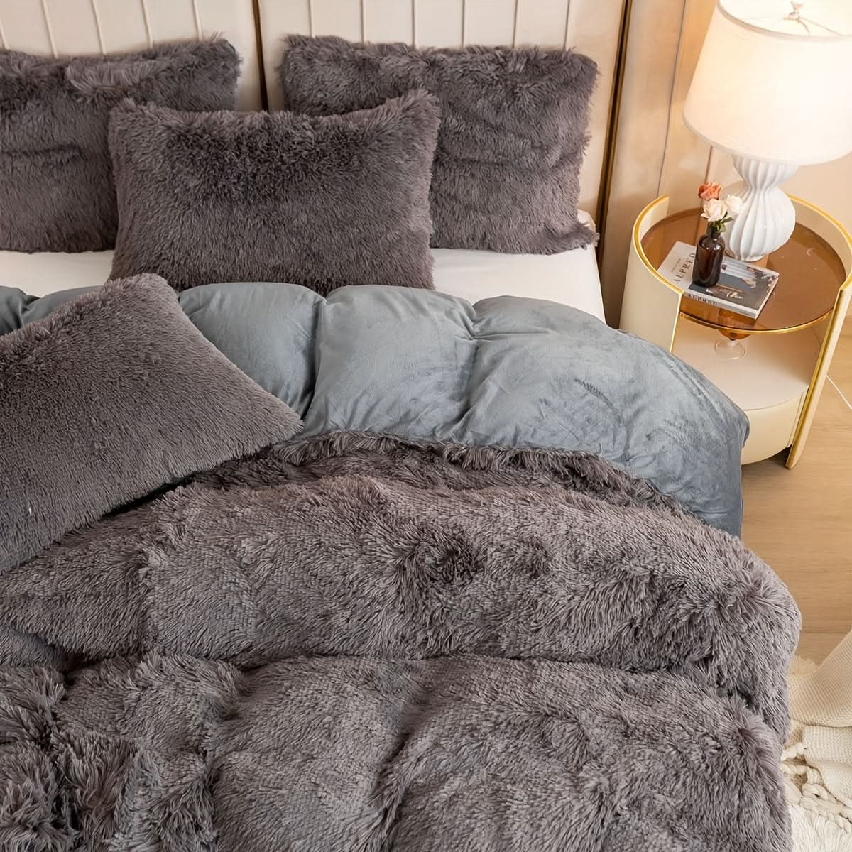HUECOMFY – Multicolor Cozy Bedroom Duvet Cover Set