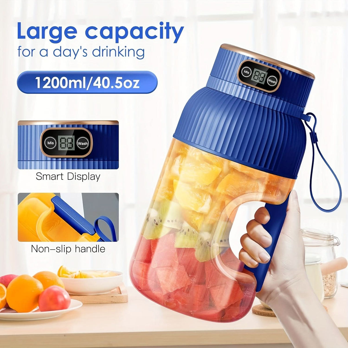 JUICENOVA – Blender portable amélioré pour boissons fraîches