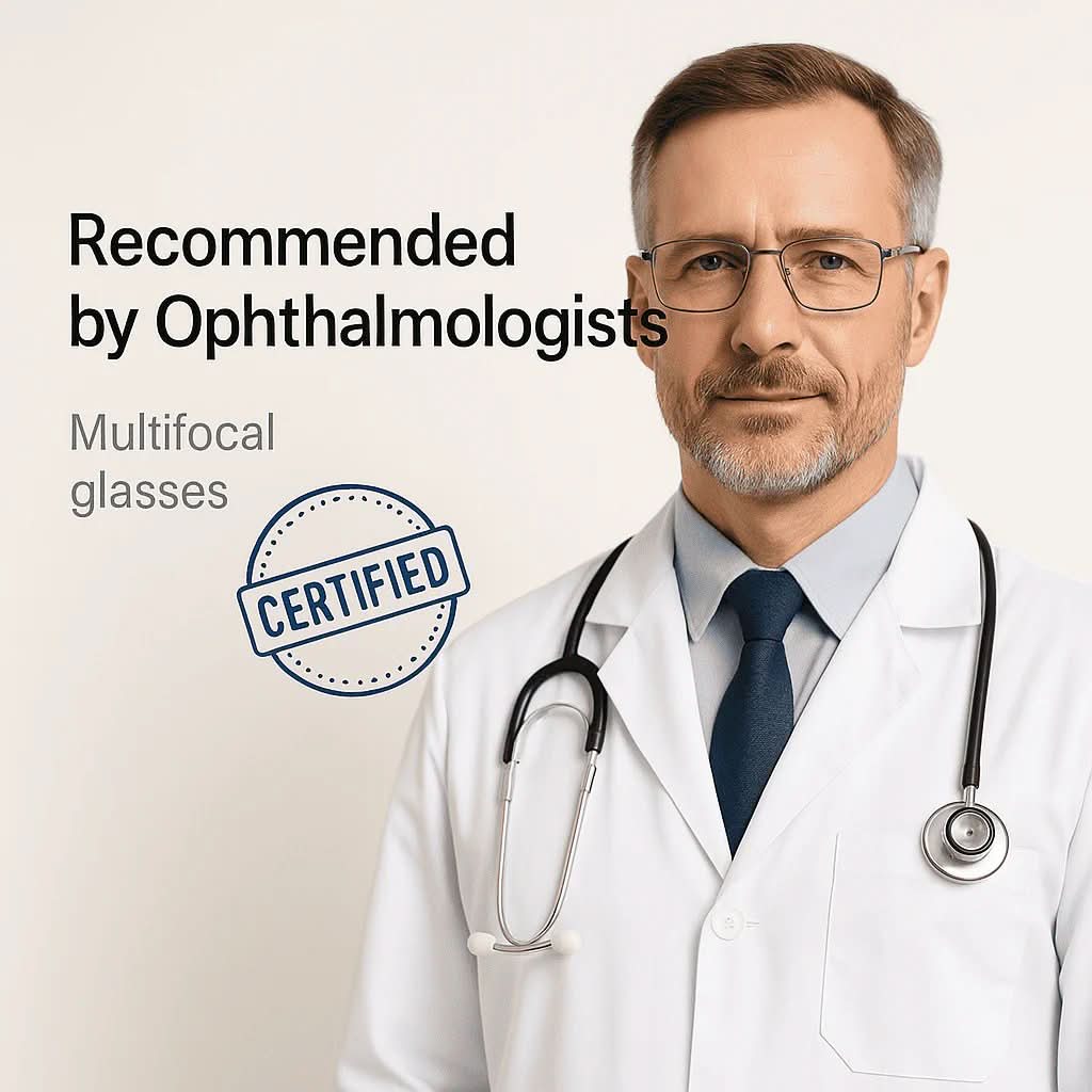 FOCALELLE – Multifocal Glasses for Smooth Vision Transitions