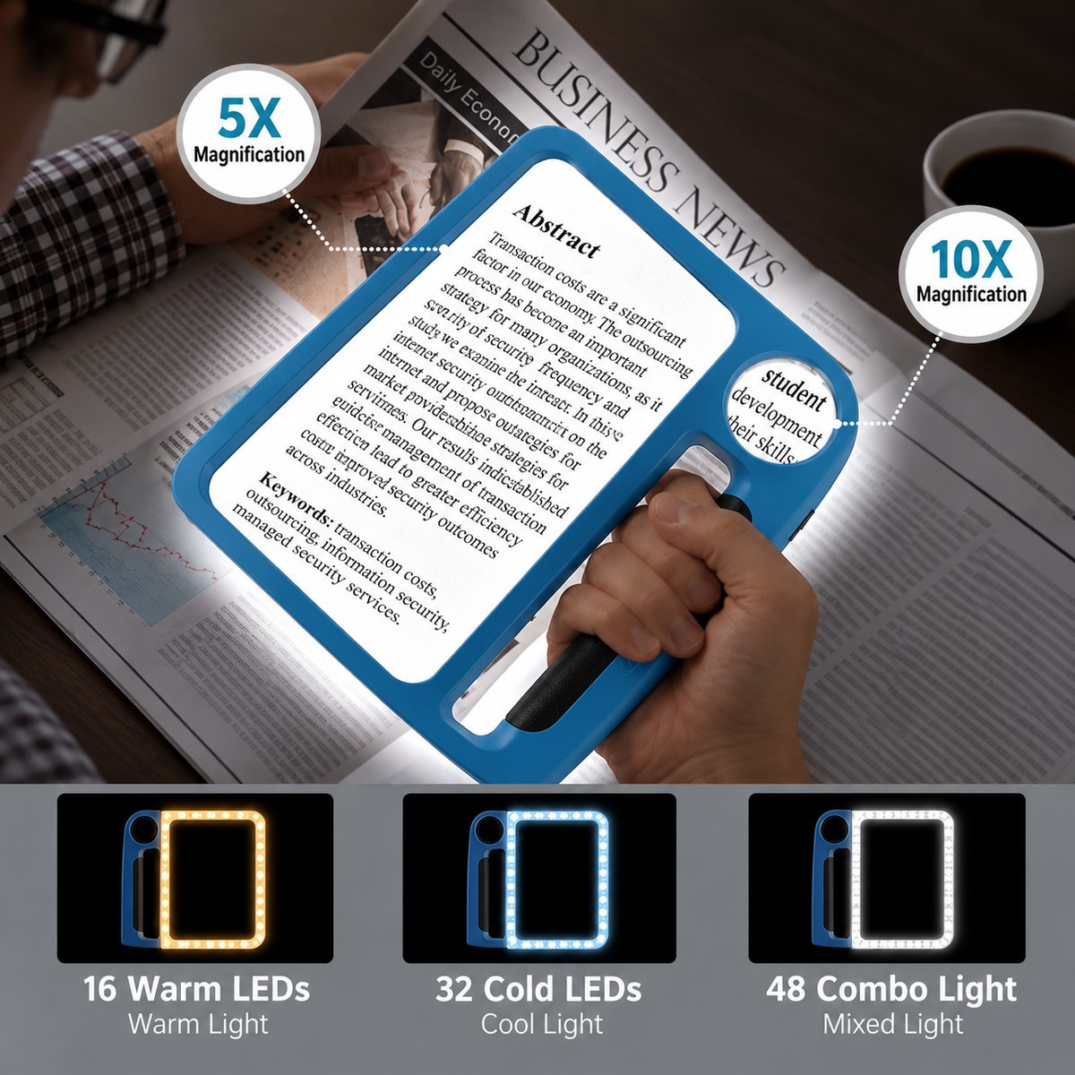ZOOMAVIXA – Loupe LED à main pour une observation rapprochée en toute simplicité