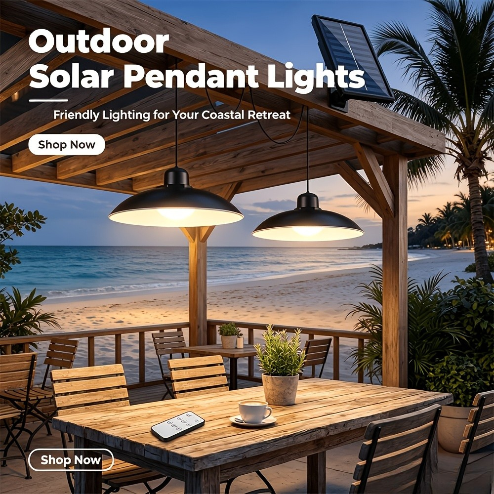 STABLEGLOW – Solar-Pendelleuchte mit zwei Köpfen